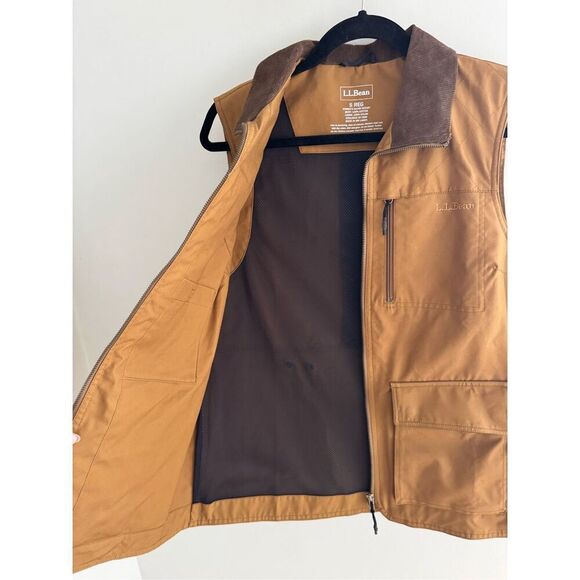 L.L. Bean Women’s Traveler's TEKCotton Vest Saddle Small - Picture 8 of 9